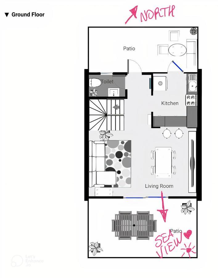 Domek Villa A 100Mt Dalla Spiaggia カポテッラ エクステリア 写真