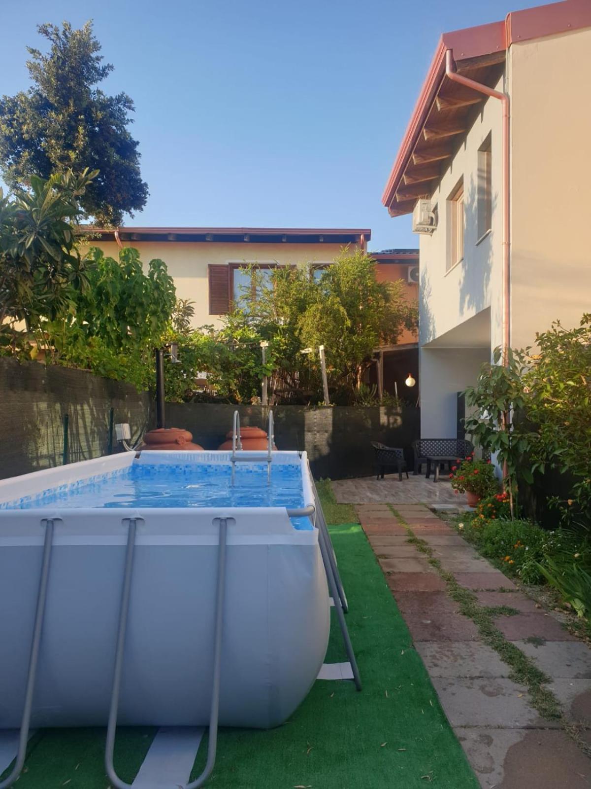 Domek Villa A 100Mt Dalla Spiaggia カポテッラ エクステリア 写真